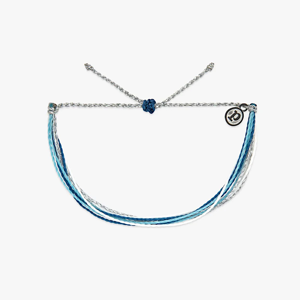 Pura Vida - Charity Original Bracelet - Silver Surf