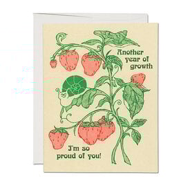 Red Cap Cards Red Cap Cards - Another Year of Growth Card