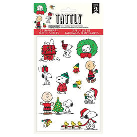 Tattly Tattly Tattoo Set of 2 - Peanuts Holiday