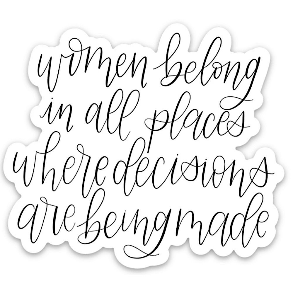Elyse Breanne Design Sticker - Women Belong