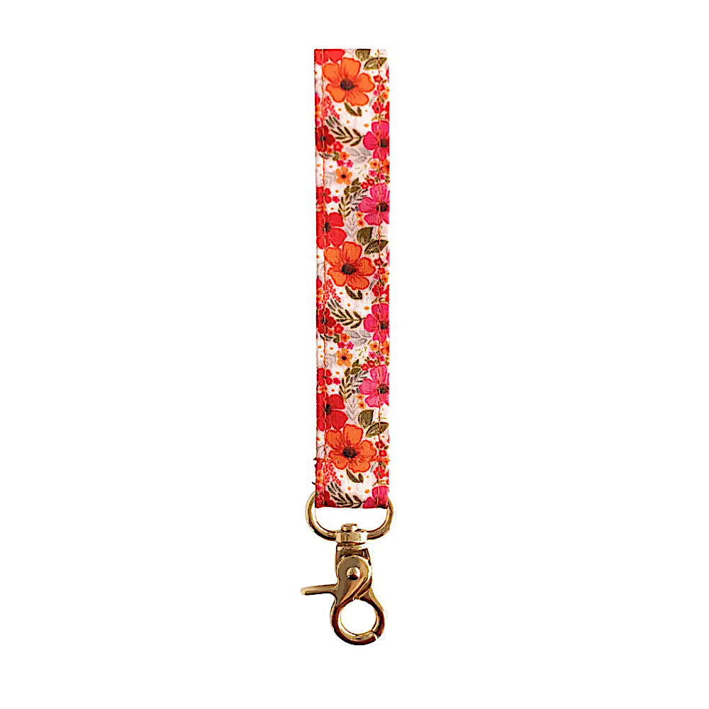 Elyse Breanne Design - Wristlet Keychain - Rosewood Blooms
