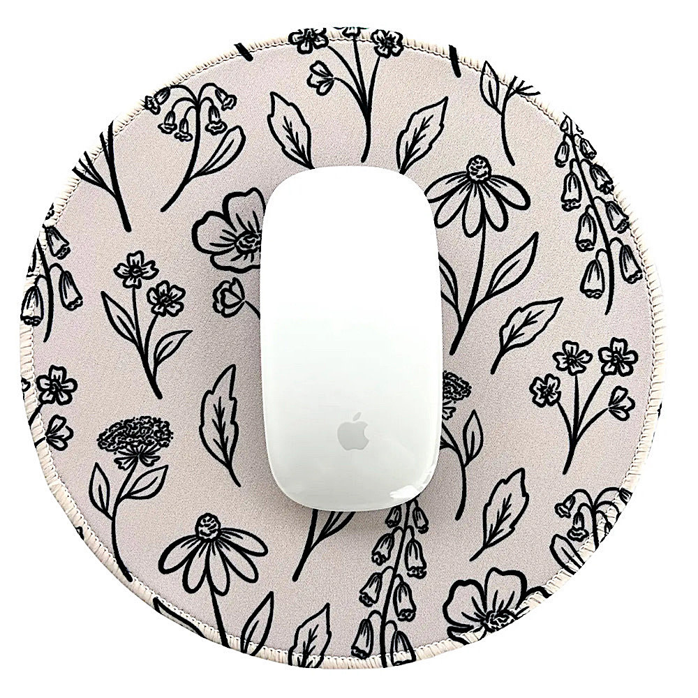 Elyse Breanne Design Elyse Breanne Design Mousepad - Pressed Floral
