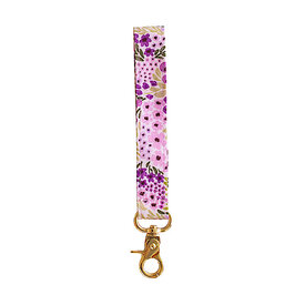 Elyse Breanne Design Elyse Breanne Design Wristlet Keychain - Lilac Floral