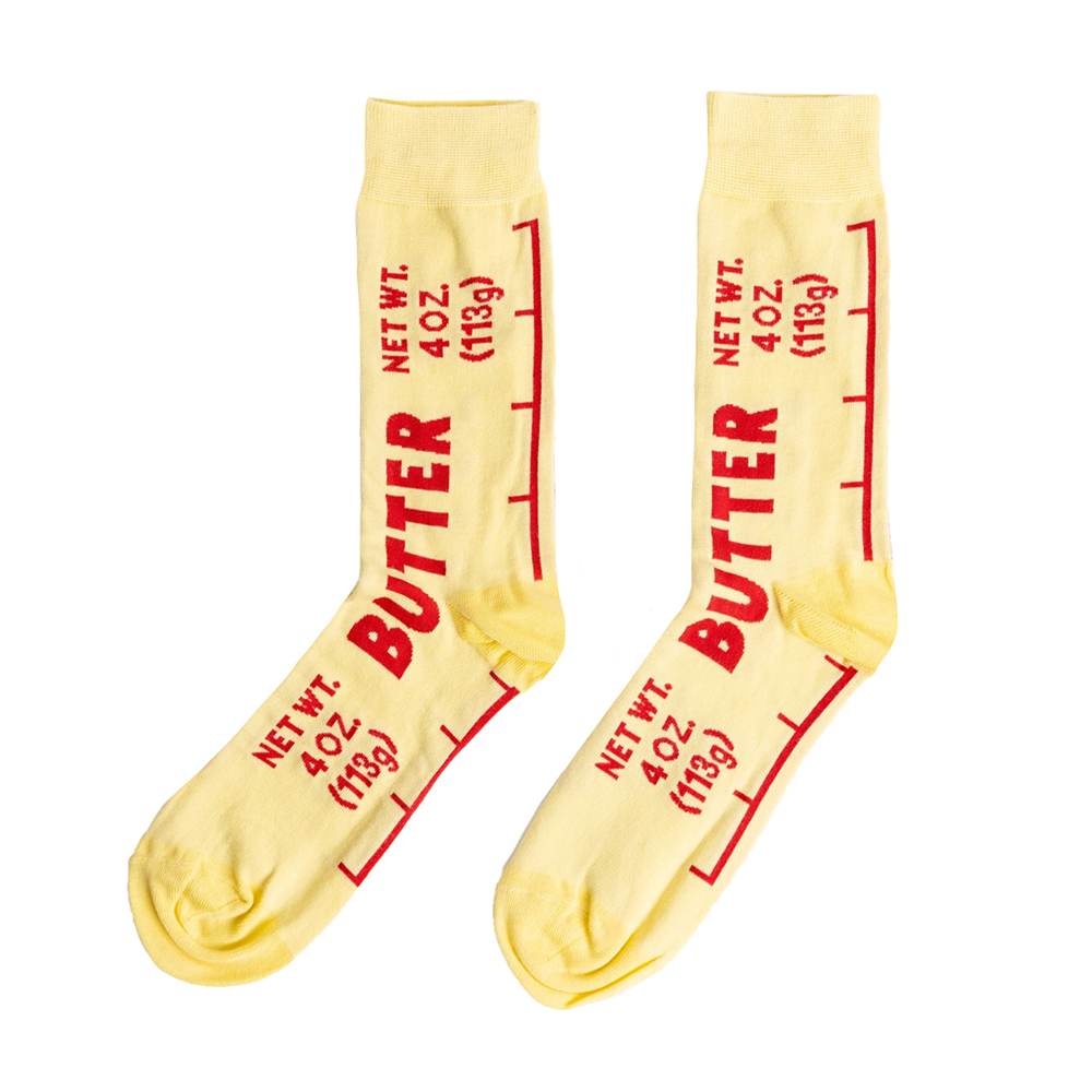 Yellow Owl Workshop - Large Crew Socks - Butter