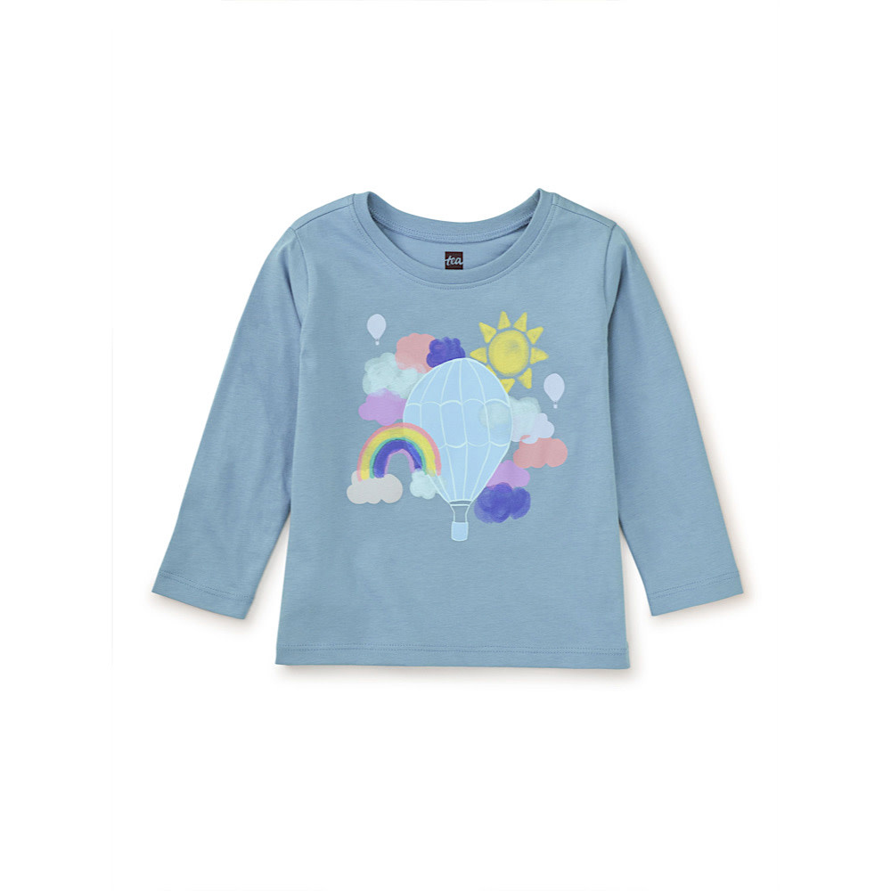 Tea Collection Hot Air Balloon Graphic Tee - Cloud