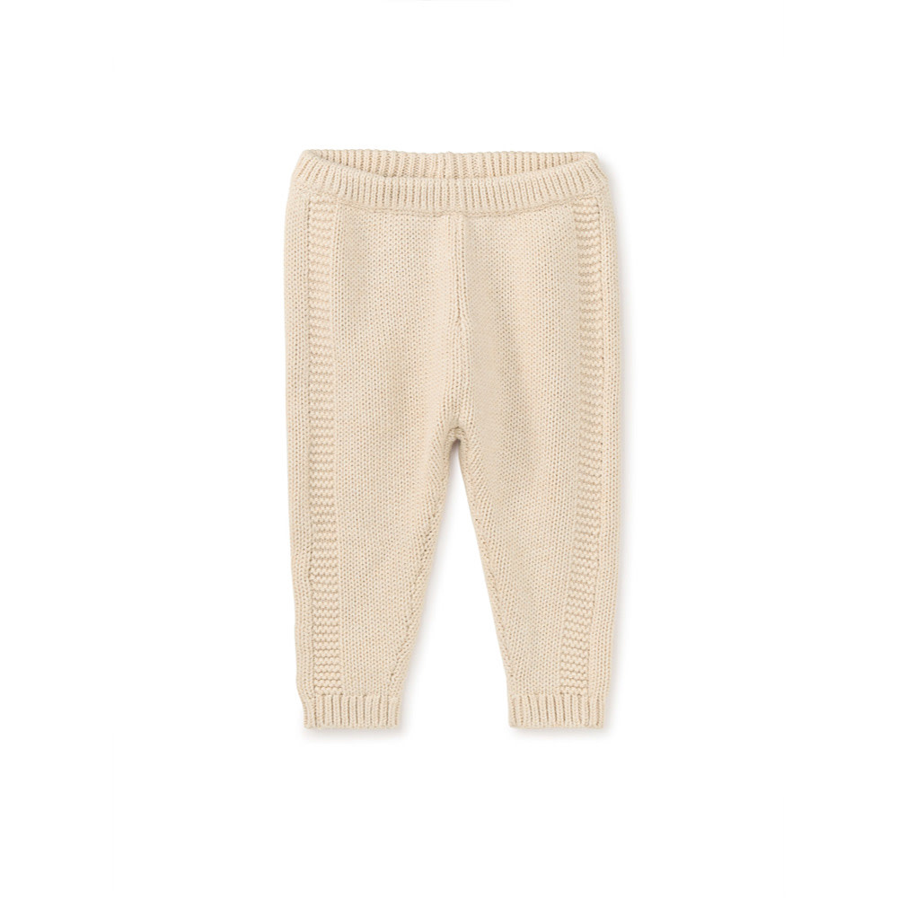 Tea Collection Tea Collection Cozy Baby Pants - Oatmeal Heather