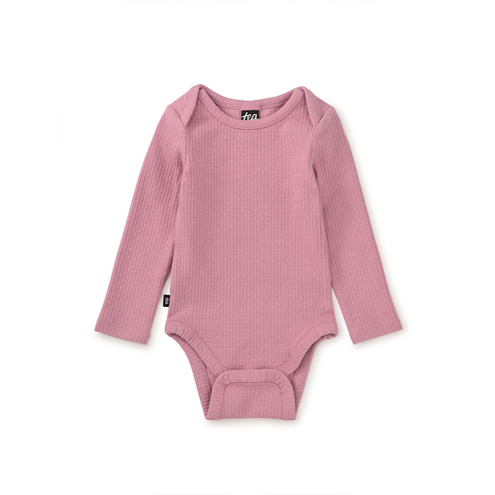 Tea Collection Lap Shoulder Baby Bodysuit - Antique Rose