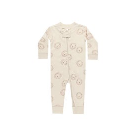 Quincy Mae Quincy Mae Zip Long Sleeve Sleeper Romper - Lions