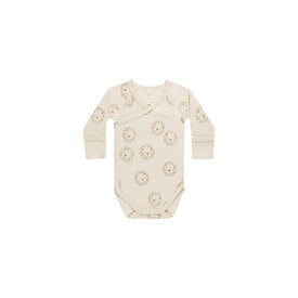 Quincy Mae Quincy Mae Side Snap Bodysuit - Lions