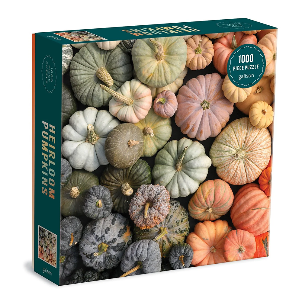 Galison Mudpuppy Heirloom Pumpkins 1000 Piece Puzzle