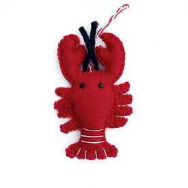 Ornaments 4 Orphans Lobster Felt Wool Ornament