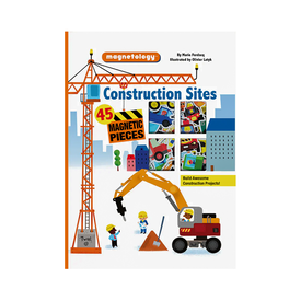 Twirll Magnetology: Construction Site Hardcover Book