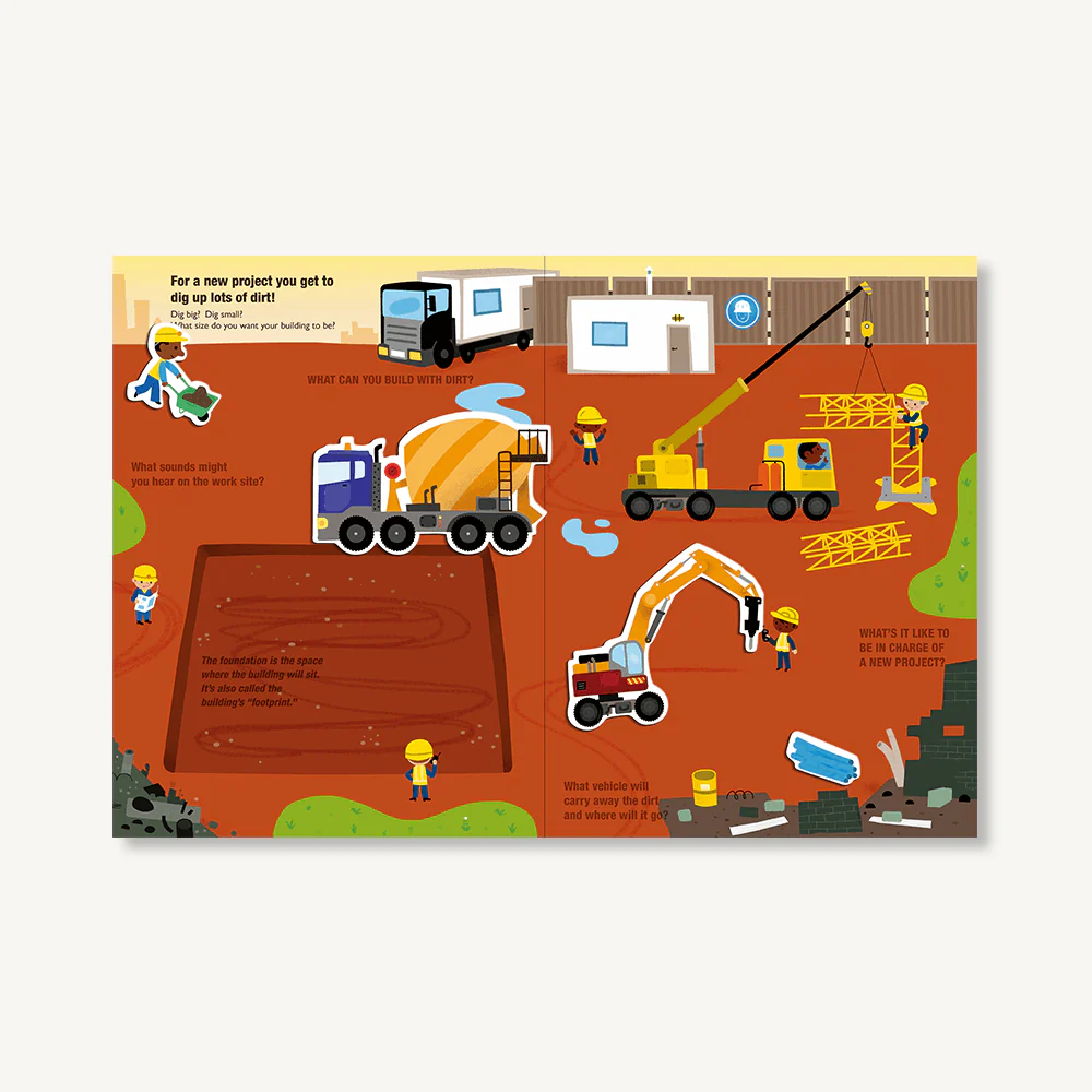 Magnetology: Construction Site Hardcover Book