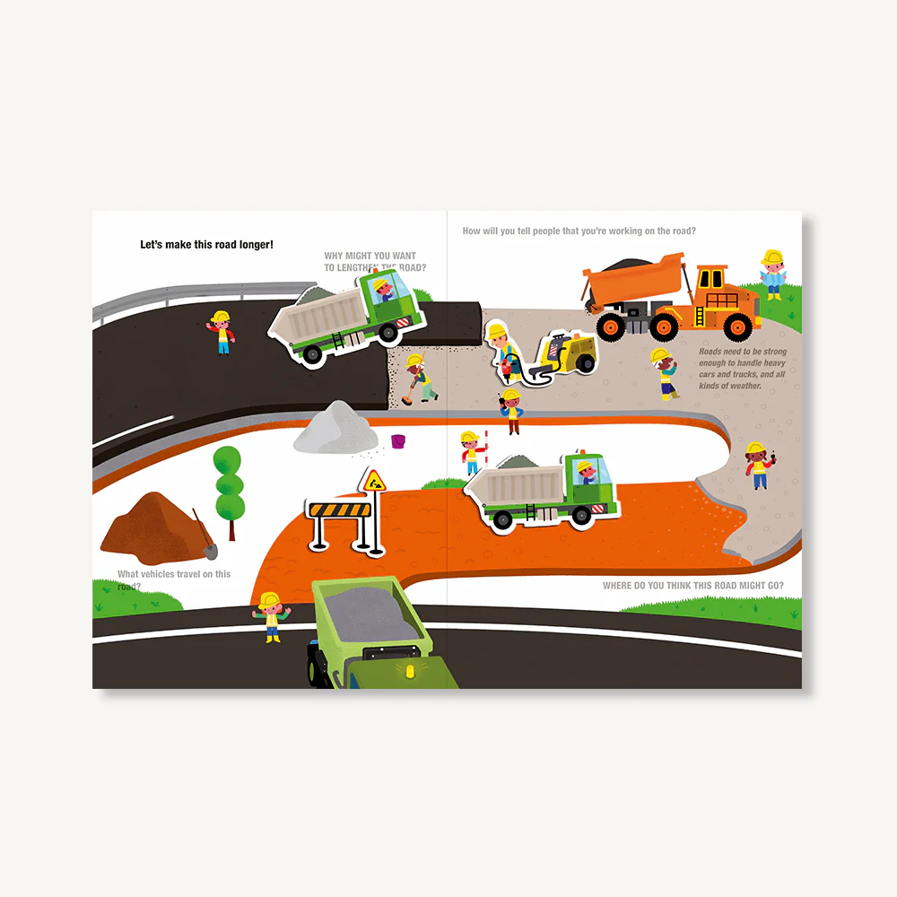 Magnetology: Construction Site Hardcover Book