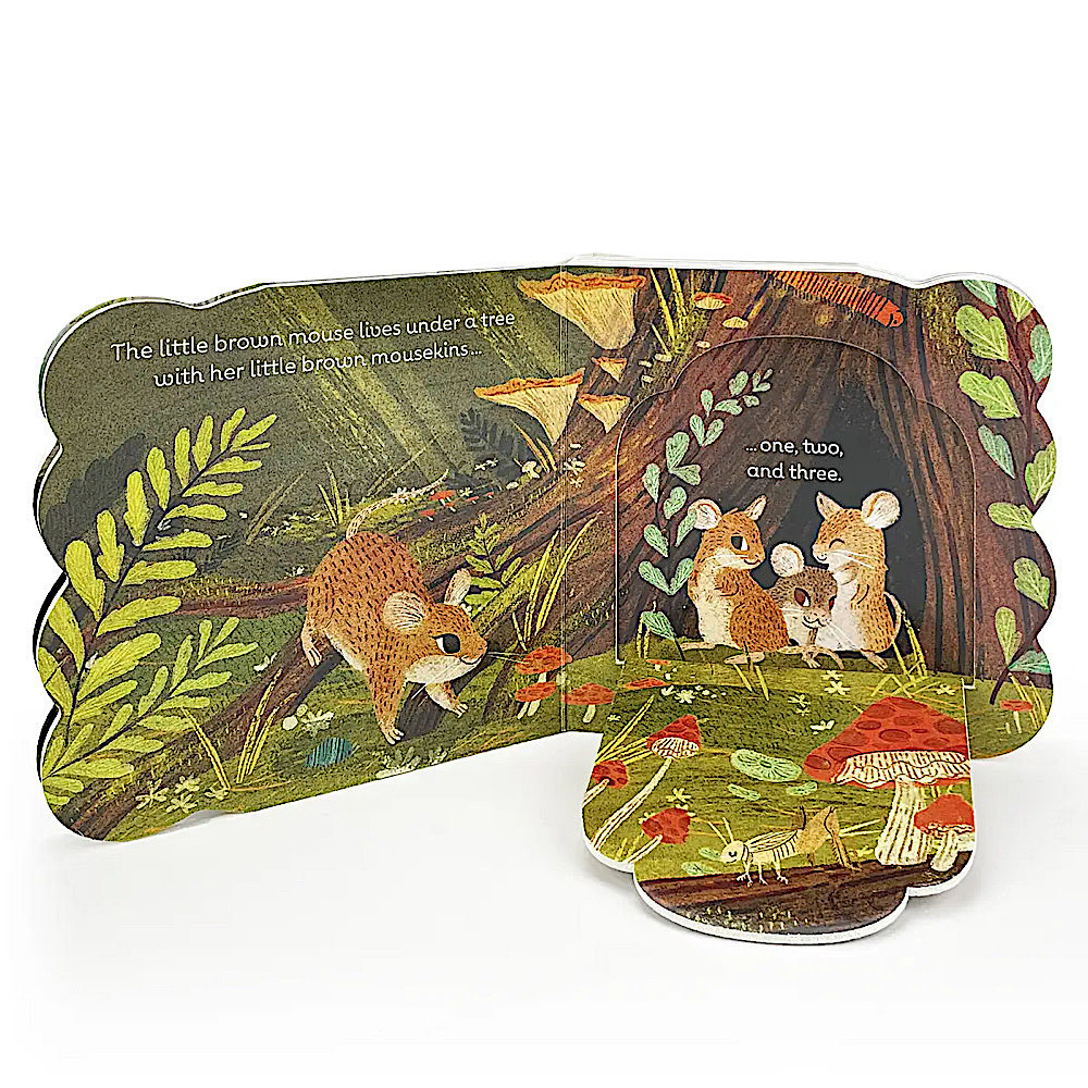 Little Brown Mouse Life-A-Flap Board Book