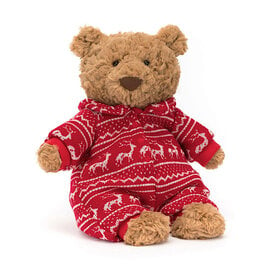 Jellycat Jellycat - Bartholomew Bear Winter Pajamas