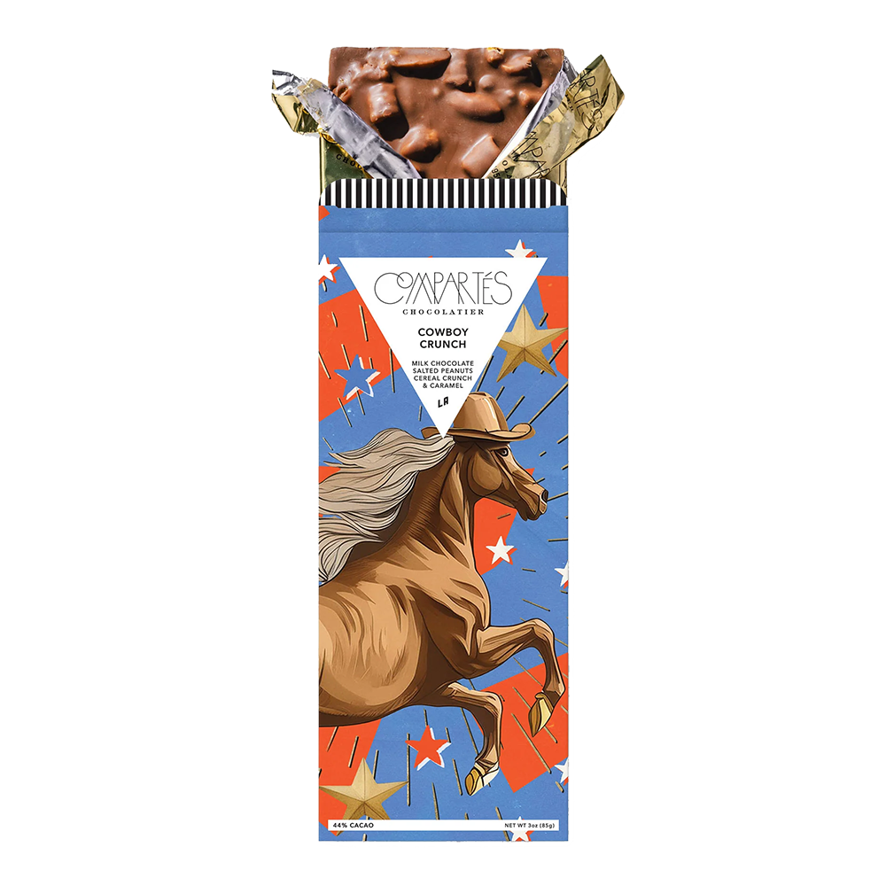 Compartés Milk Chocolate Bar - Cowboy Crunch