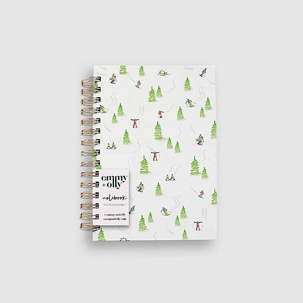 Emmy+Olly Emmy+Olly Notebook - Skiers and Snowboarders