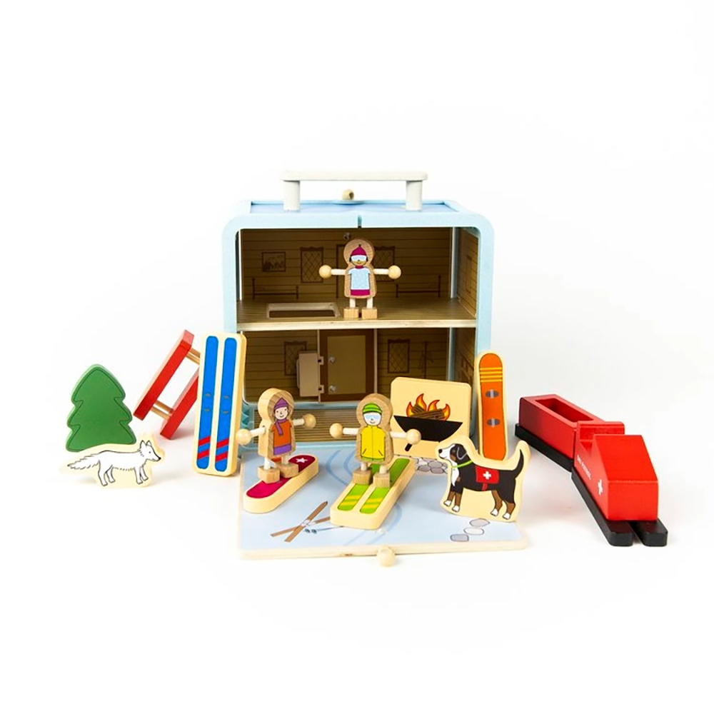 Jack Rabbit - Suitcase Series - Ski Chalet