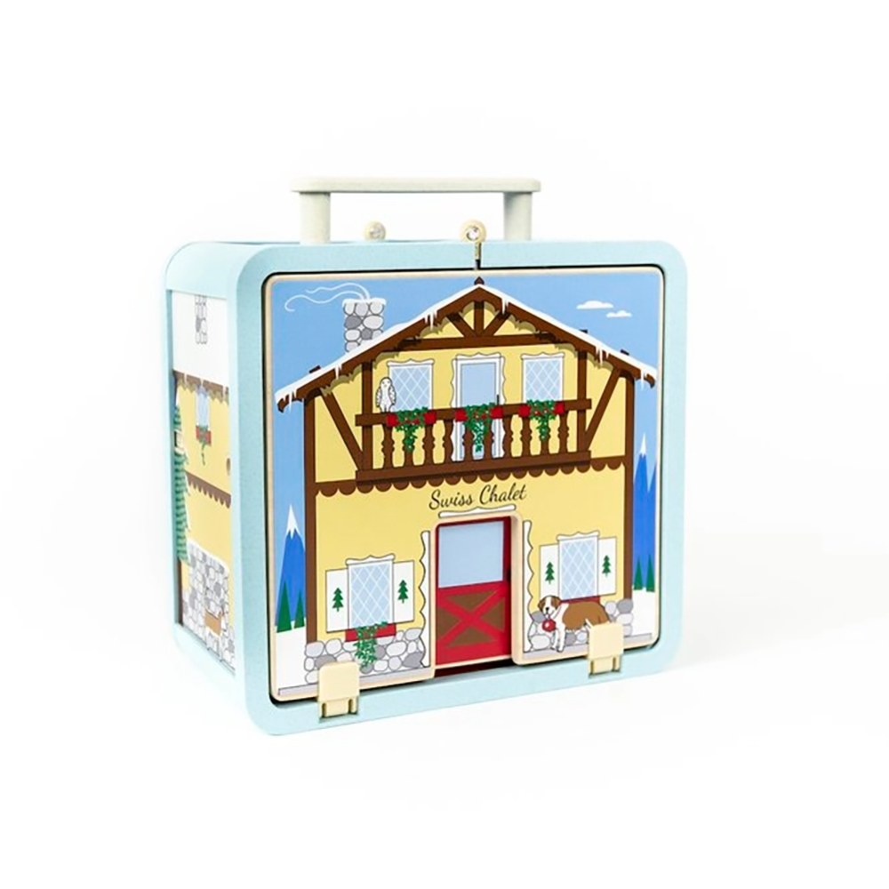 Jack Rabbit - Suitcase Series - Ski Chalet
