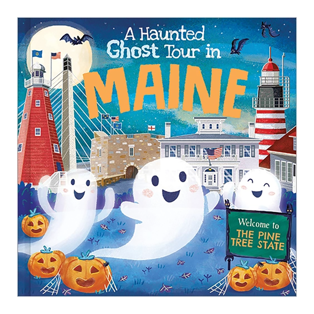 Haunted Ghost Tour in Maine Hardcover Book