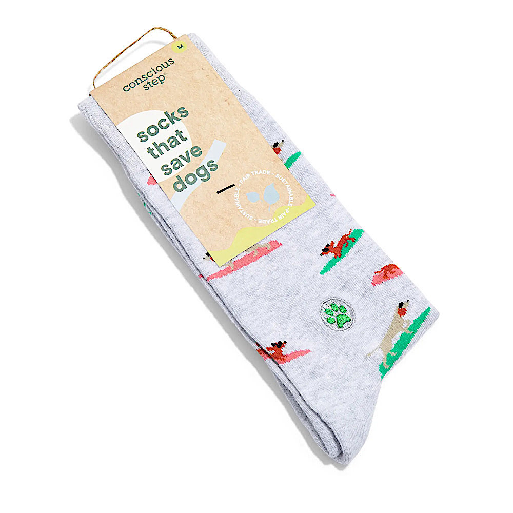 Conscious Step Socks - Surfing Pups