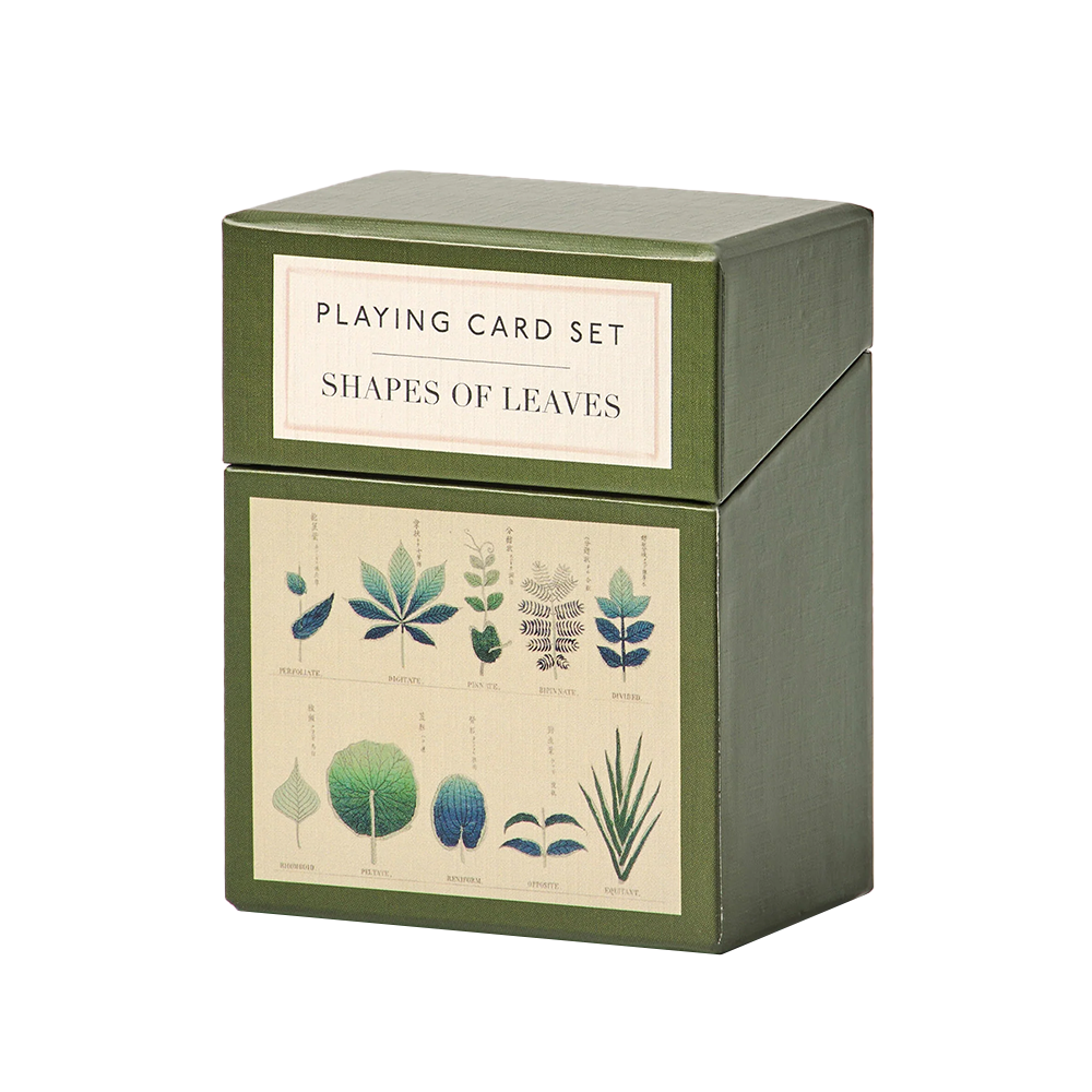 Roomytown Playing Cards - Set of Two Decks - Shapes of Leaves
