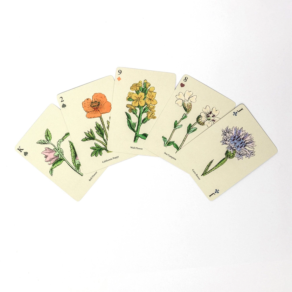 Roomytown Single Playing Card Deck - Wildflowers