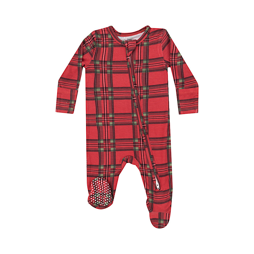 Angel Dear Angel Dear 2 Way Zipper Footie - Vintage Holiday Plaid