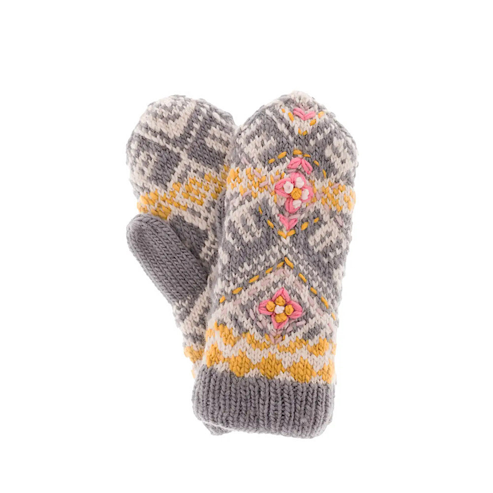 French Knot French Knot - Ingrid Mittens - Grey