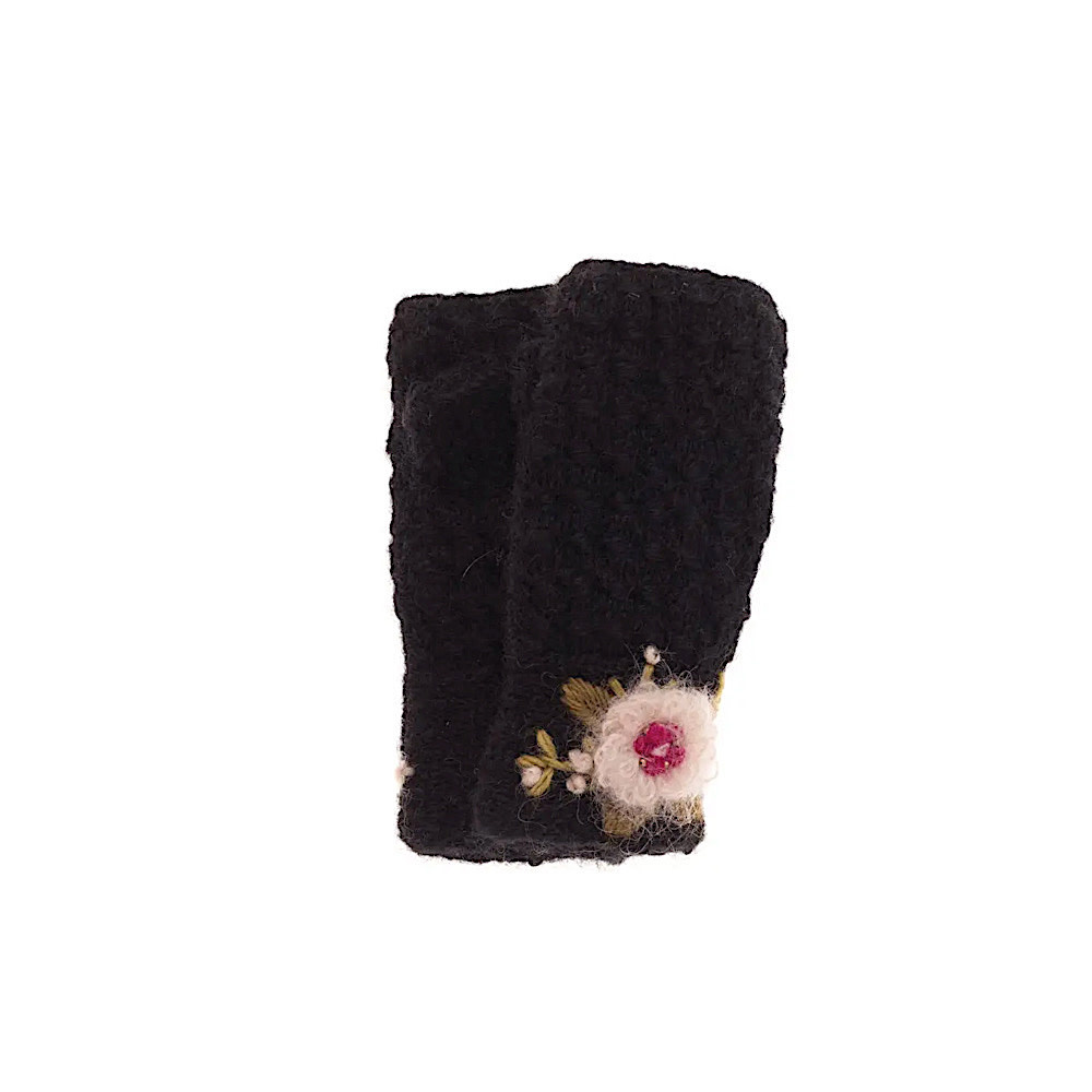 French Knot French Knot - Mae Handwarmer - Black