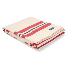 Faribault (Brahms Mount) Faribault (Brahms Mount) - Cabin Wool Throw - Bone White/Red/Black
