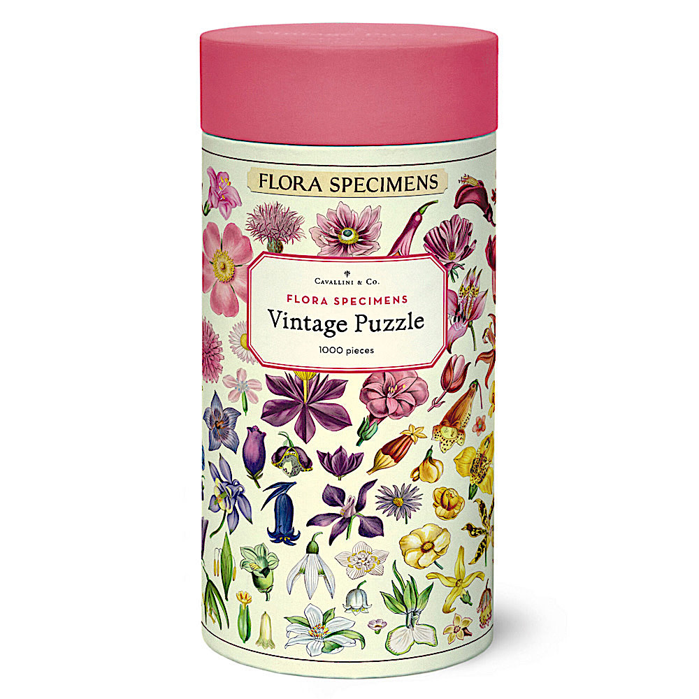 Cavallini 1000 Piece Puzzle - Flora Specimen