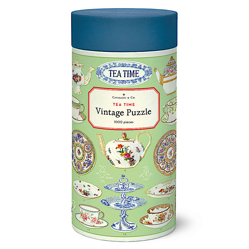 Cavallini Papers & Co., Inc. Cavallini 1000 Piece Puzzle - Tea Time