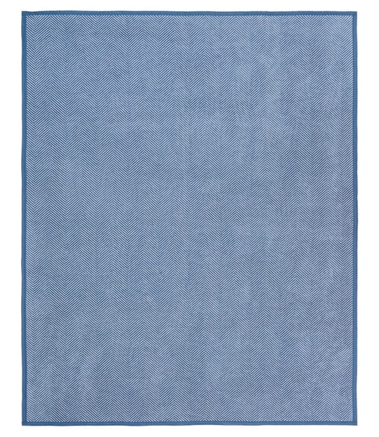 ChappyWrap - Original Blanket - Harborview Herringbone - Cornflower