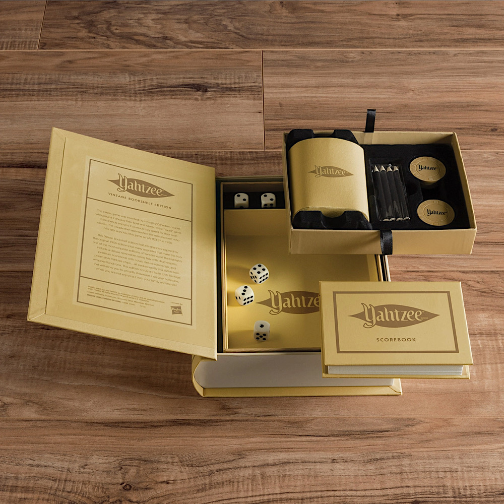 Yahtzee - Vintage Bookshelf Edition