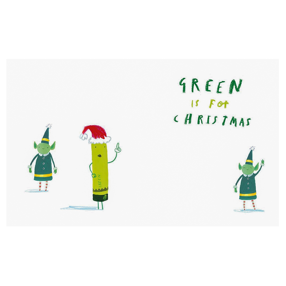 Green Is for Christmas Hardcover Book