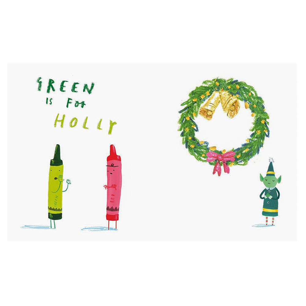 Green Is for Christmas Hardcover Book