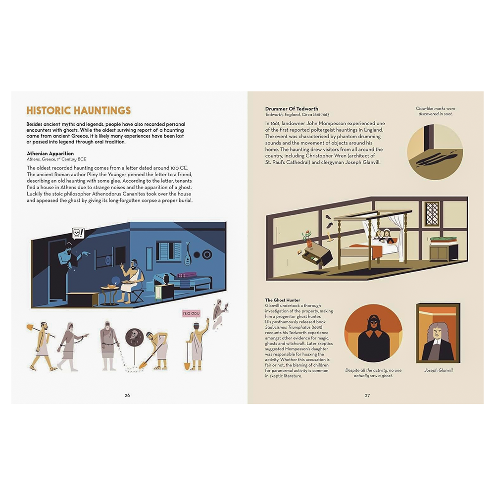 An Illustrated History of Ghosts Hardcover Book