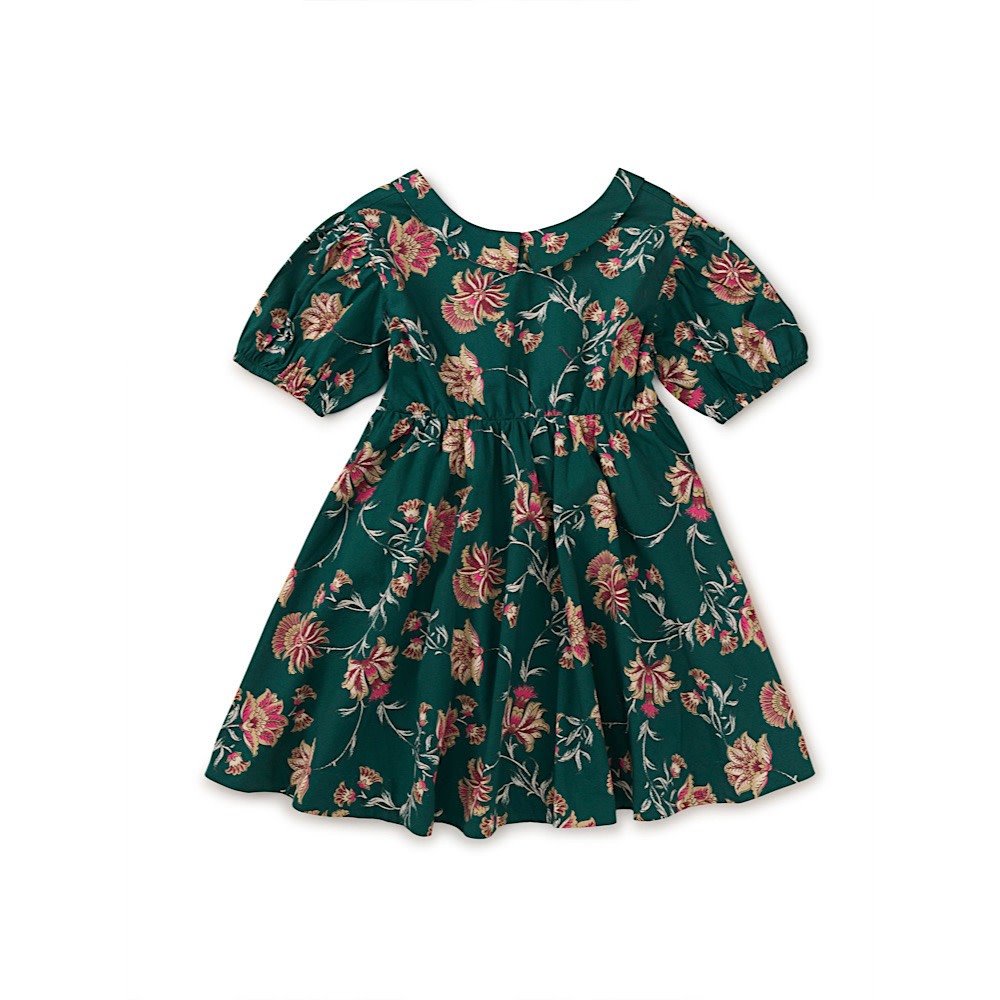 Tea Collection Puff Sleeve Collar Dress - Salma Floral