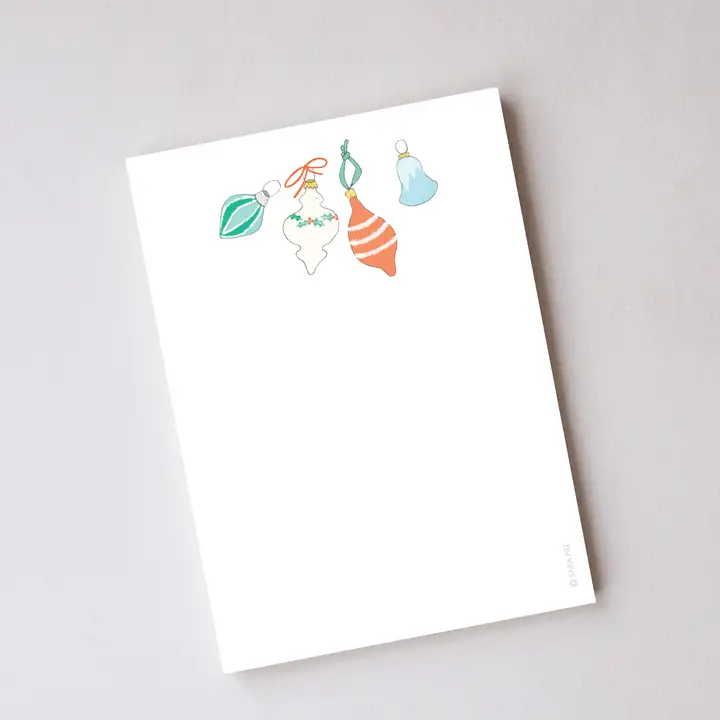 Sara Fitz Sara Fitz Notepad - Vintage Ornaments