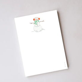 Sara Fitz Sara Fitz Notepad - Happy Snowman