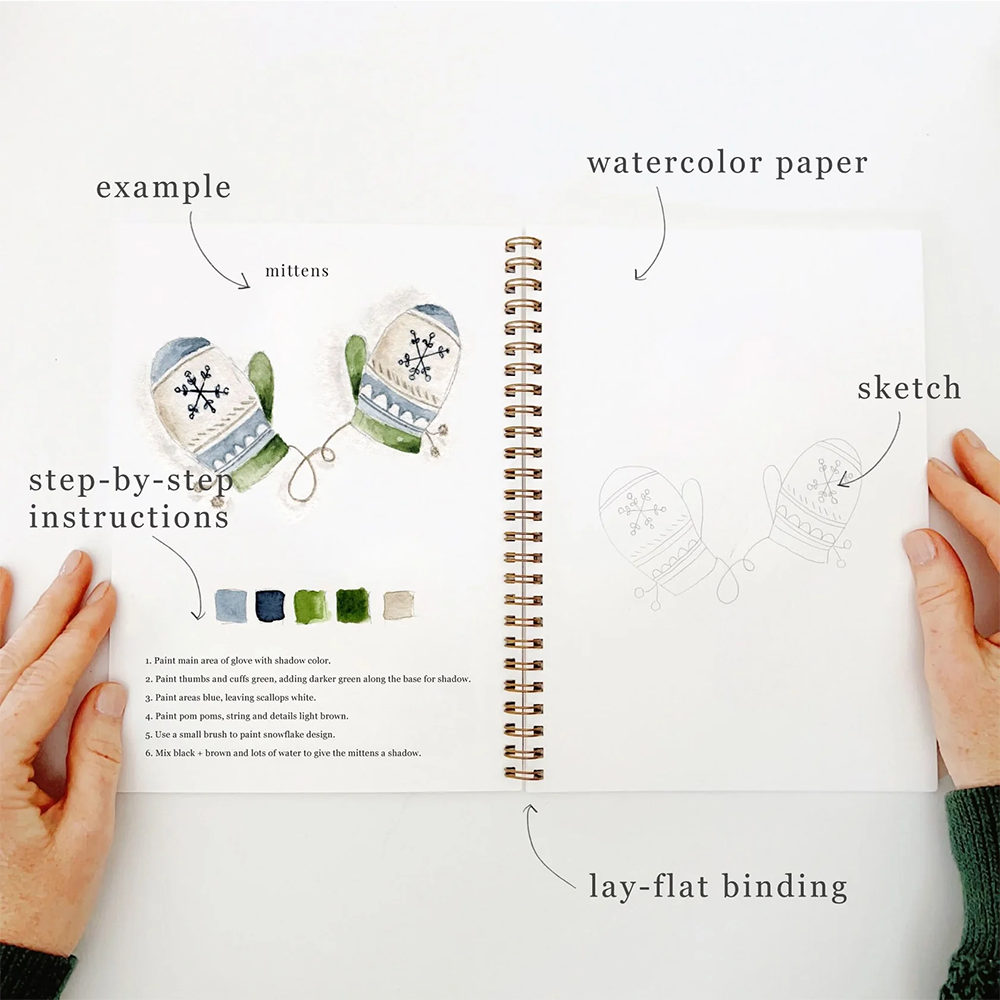 Emily Lex Studio Watercolor Workbook - Winter