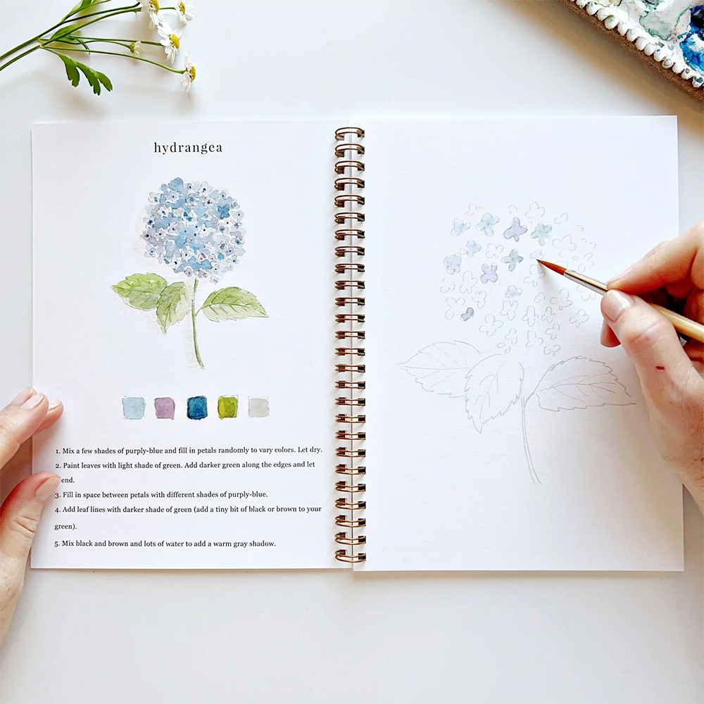 Emily Lex Studio Watercolor Workbook - Flowers