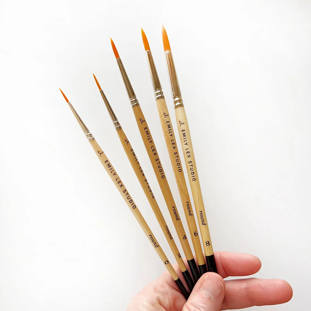Emily Lex Studio Watercolor Paintbrush Set