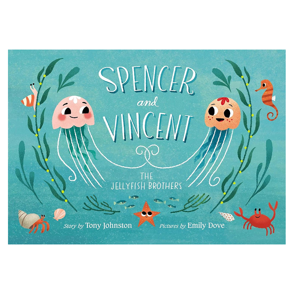 Simon & Schuster Spencer and Vincent the Jellyfish Brothers Hardcover Book