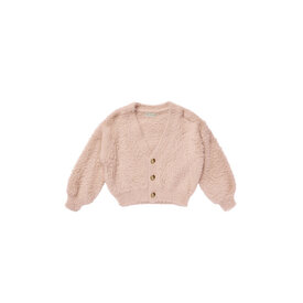 Rylee + Cru Rylee + Cru Fuzzy Cardigan - Blush