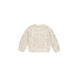 Rylee + Cru Rylee + Cru Cable-Knit Sweater - Natural Speckle