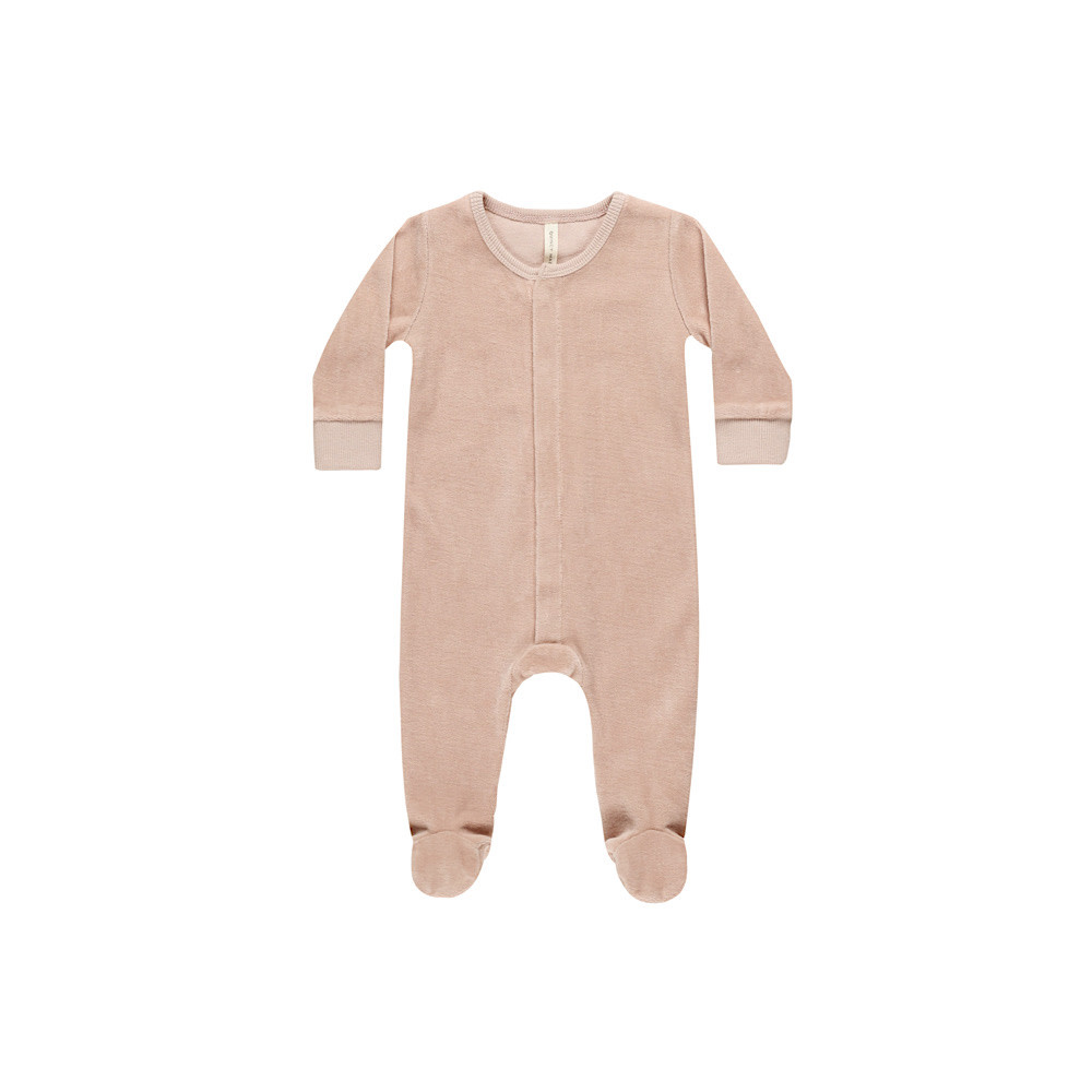 Quincy Mae Blush Velour Long Sleeve Dress Quincy Mae Blush Velour Long Sleeve Dress