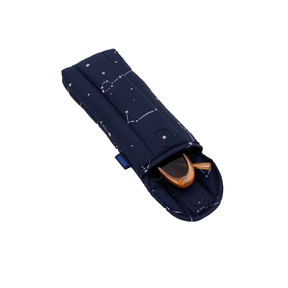 Baggu Puffy Glasses Sleeve - Midnight Constellation
